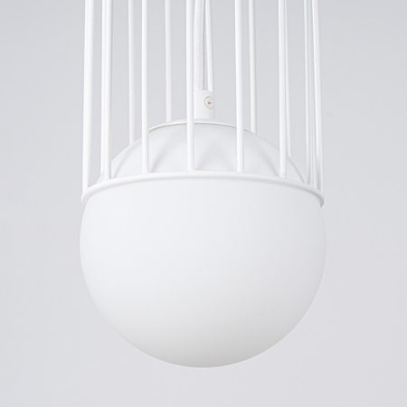 Sollux Lighting Lampa wisząca BRINA 1 biała SL.1331