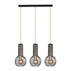 Lampa wisząca ARVI BLACK Kaja K-4521 czarny/złoty
