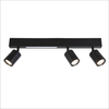 Milagro Lampa Sufitowa Magnet 5W+3xGU10 3000/4000K Czarny ML1134 CZARNY