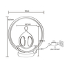 Lampa stołowa Zuma Line ED81F134U LAMPA STOŁOWA YOGA