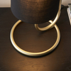Lampa stołowa Endon Lighting Klip 98090 mosiądz