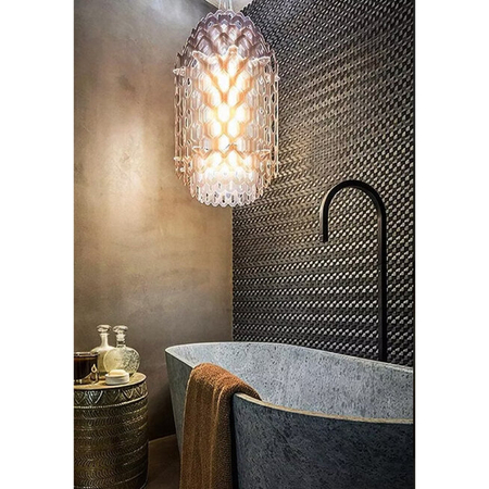 Lampa wisząca Slamp CHANTAL - ORANGE M CHNSM00ORG01T00E27EU pomarańczowy