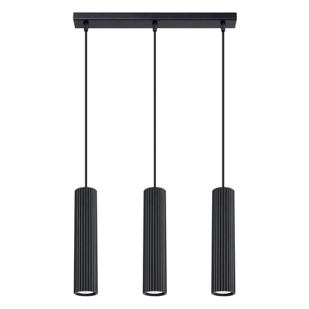 Sollux Lighting Lampa wisząca KARBON 3L czarny SL.1575