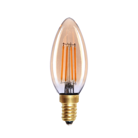 Żarówka Italux E14 4W 2200K Dimm Amber 552-B35-DIM-AMB Bursztynowy