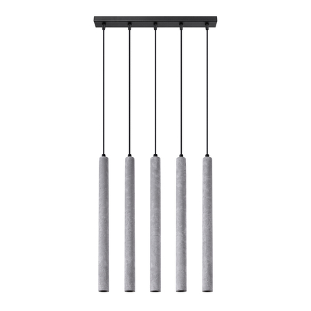 Sollux Lighting Lampa wisząca PASTELO 5L drewno SL.1269