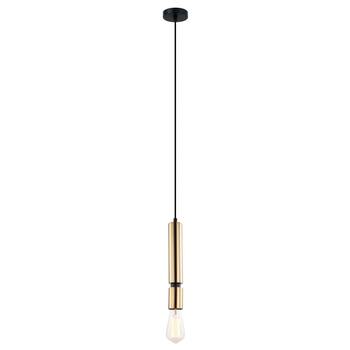 Lampa wisząca Italux Torla PEN-5041-1-BKBR Czarny