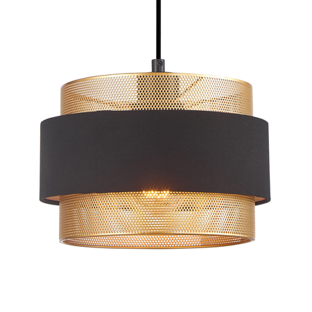 Lampa wisząca Italux PND-27467-1-BK-GD Złoty, czarny