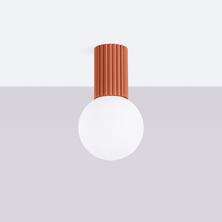 Sollux Lighting Plafon HALO ochra czerwona IP44 SL.1728