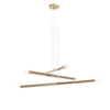 Lampa wisząca TUBO 6 GOLD Aldex 1072K30 złoty