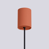 Sollux Lighting Lampa wisząca HALO 1 ochra czerwona SL.1729