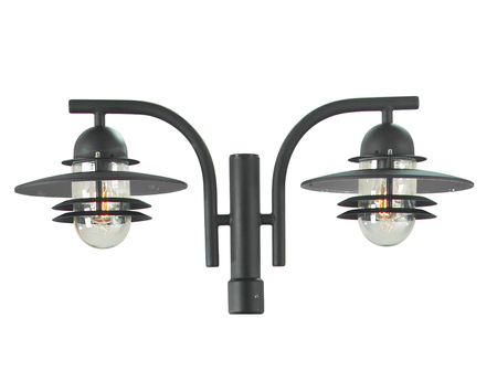 OSLO 2014 BLACK E27 LED 2 X 9W