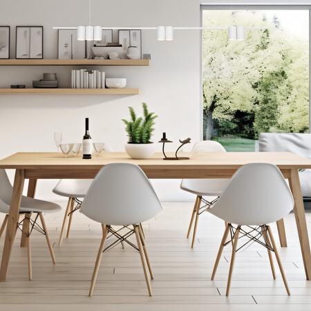 Milagro Lampa wisząca (listwa) Genesis 7xGU10 Biały ML0371 BIAŁY