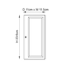 Kinkiet zewnętrzny Endon Lighting Oxford 53803 stalowy