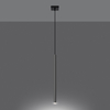 Sollux Lighting Lampa wisząca PASTELO 1 czarna SL.0469