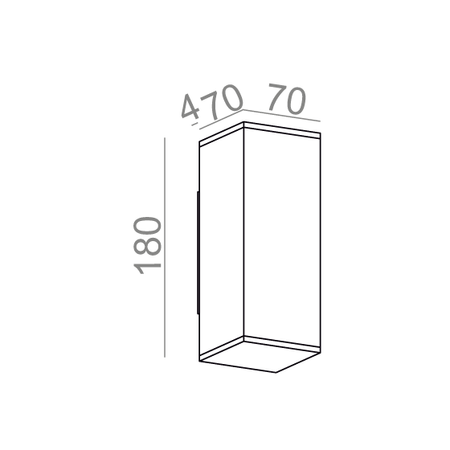 Kinkiet AQForm Qupet 2 LED 230V Wall Czarny Struktura