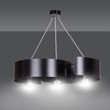 Lampa wisząca VIXON 3 BLACK Emibig 284/3 czarny