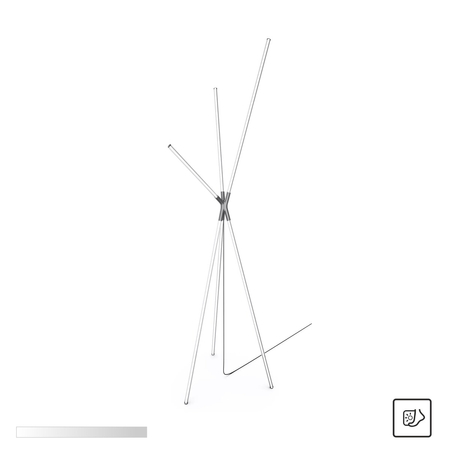 Lampa podłogowa Zuma Line 1005 LAUTARO LAMPA PODŁOGOWA CZARNA/BLACK