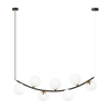 Lampa wisząca RITZ 7 Emibig 1298/7 biały/czarny