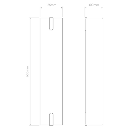 Kinkiet Astro Elba 600 Wall 1469004 Piaskowa (Szarobeżowa) Tkanina