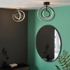 Lampa sufitowa Endon Lighting Avali 80682 czarny