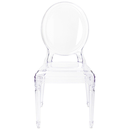 Krzesło PRINCE transparentne - poliwęglan