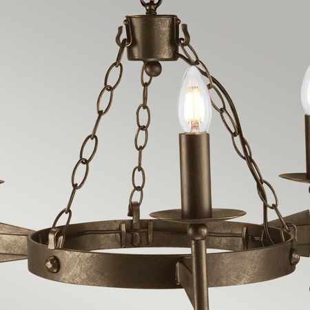 Żyrandol Elstead Lighting Cromwell brąz CW3-OLD-BRZ