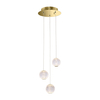 Lampa wisząca Italux Rosario PND-12220121-3A-GD Złoty