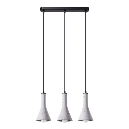 Sollux Lighting Lampa wisząca REA 3P beton SL.1226
