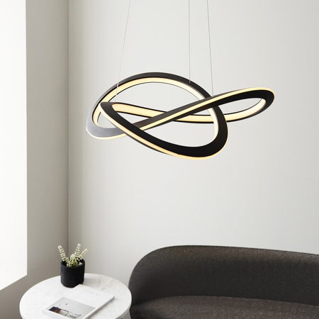 Lampa wisząca Endon Lighting Espina 102258 biały/czarny