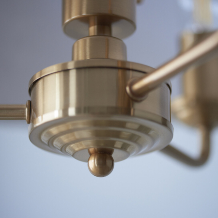 Lampa wisząca Endon Lighting Highclere 110723 mosiądz