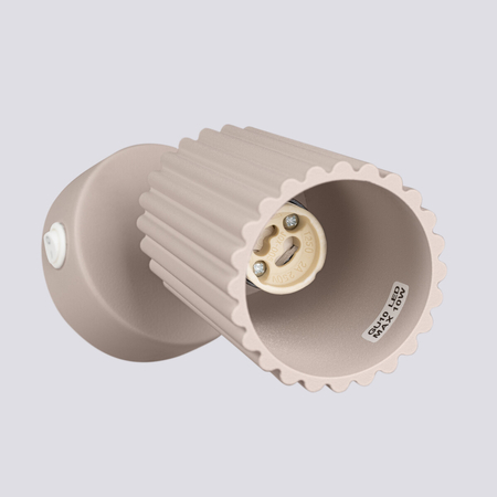 Sollux Lighting Kinkiet KARBON taupe z włącznikiem SL.1762