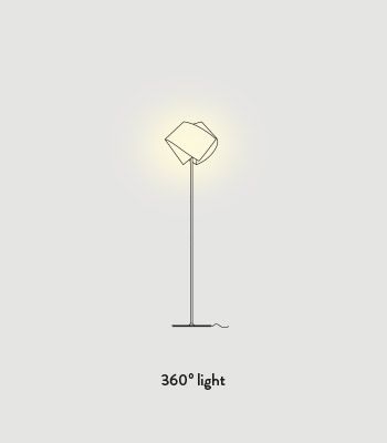 Lampa podłogowa Slamp GEM04PST0000LCP Gemmy Prisma Amethyst