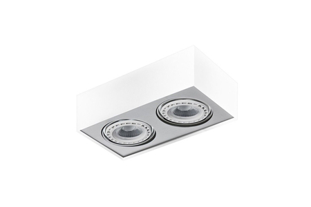 Lampa sufitowa PAULO 2 230V WHITE/ALUMINIUM Azzardo AZ0962 biały