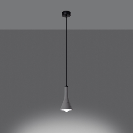 Sollux Lighting Lampa wisząca REA 2 beton SL.1224