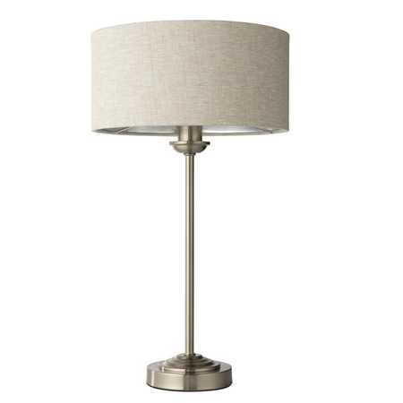 Lampa stołowa Endon Lighting Highclere 100646 chrom