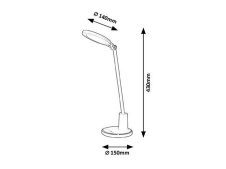 Lampa stołowa Rabalux Tekla 2977 biały
