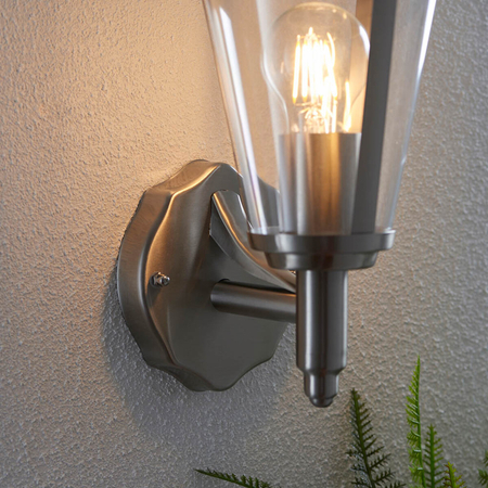 Kinkiet zewnętrzny Endon Lighting Klien YG-862-SS stalowy