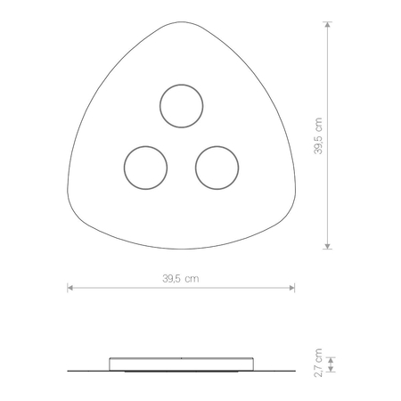 Lampa sufitowa Nowodvorski 8302 Organic III