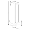 Sollux Lighting Lampa wisząca SPARK biała SL.1394