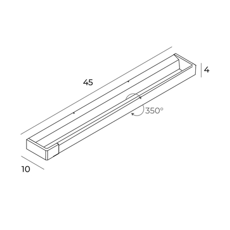 Kinkiet Maxlight FLINK 12W W0318 złoty
