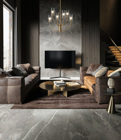 Lampa wisząca Maytoni Arco MOD223PL-06BS Brass