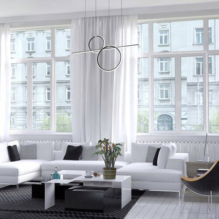 Lampa wisząca Rabalux Willow 6970 czarny matowy