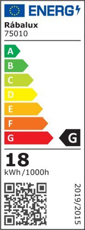 Lampa sufitowa Rabalux Larcia 75010 srebrny