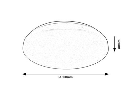 Lampa sufitowa Rabalux Cerrigen 71036 biały