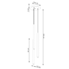 Sollux Lighting Lampa wisząca PASTELO 3P biała SL.0467