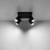 Sollux Lighting Plafon RING 4 szary SL.0452