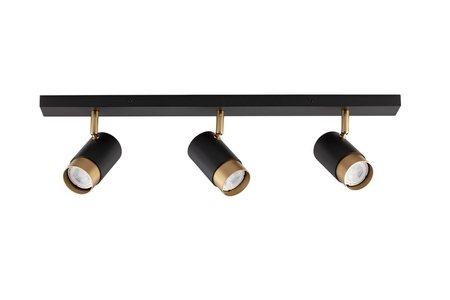 Reflektor Luces Exclusivas CAYES czarny/złoty LE42614