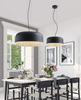 Lampa wisząca TARANT 48 Azzardo AZ3162 black / crystal