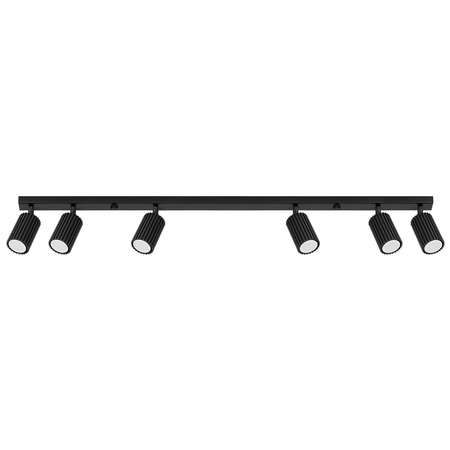 Sollux Lighting Plafon KARBON 6L czarny SL.1585