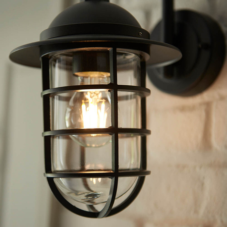Kinkiet zewnętrzny Endon Lighting Port 96907 czarny